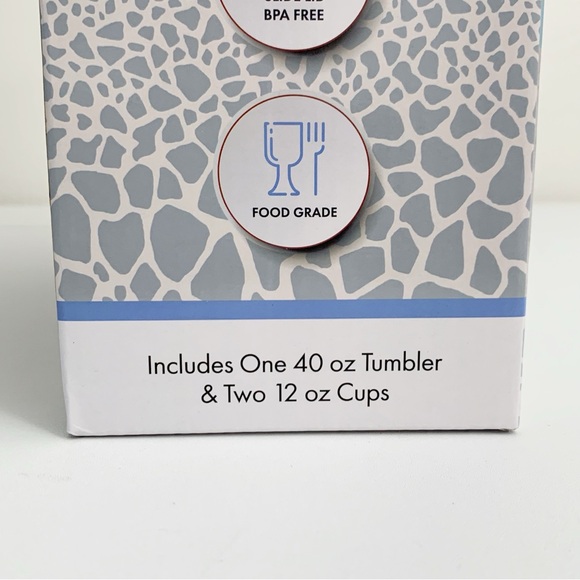 Tommy Bahama 40oz Tumbler & Cup Set ~ NIB - Picture 6 of 7